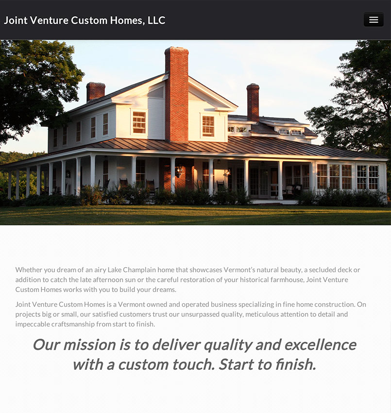 Joint Venture Custom Homes